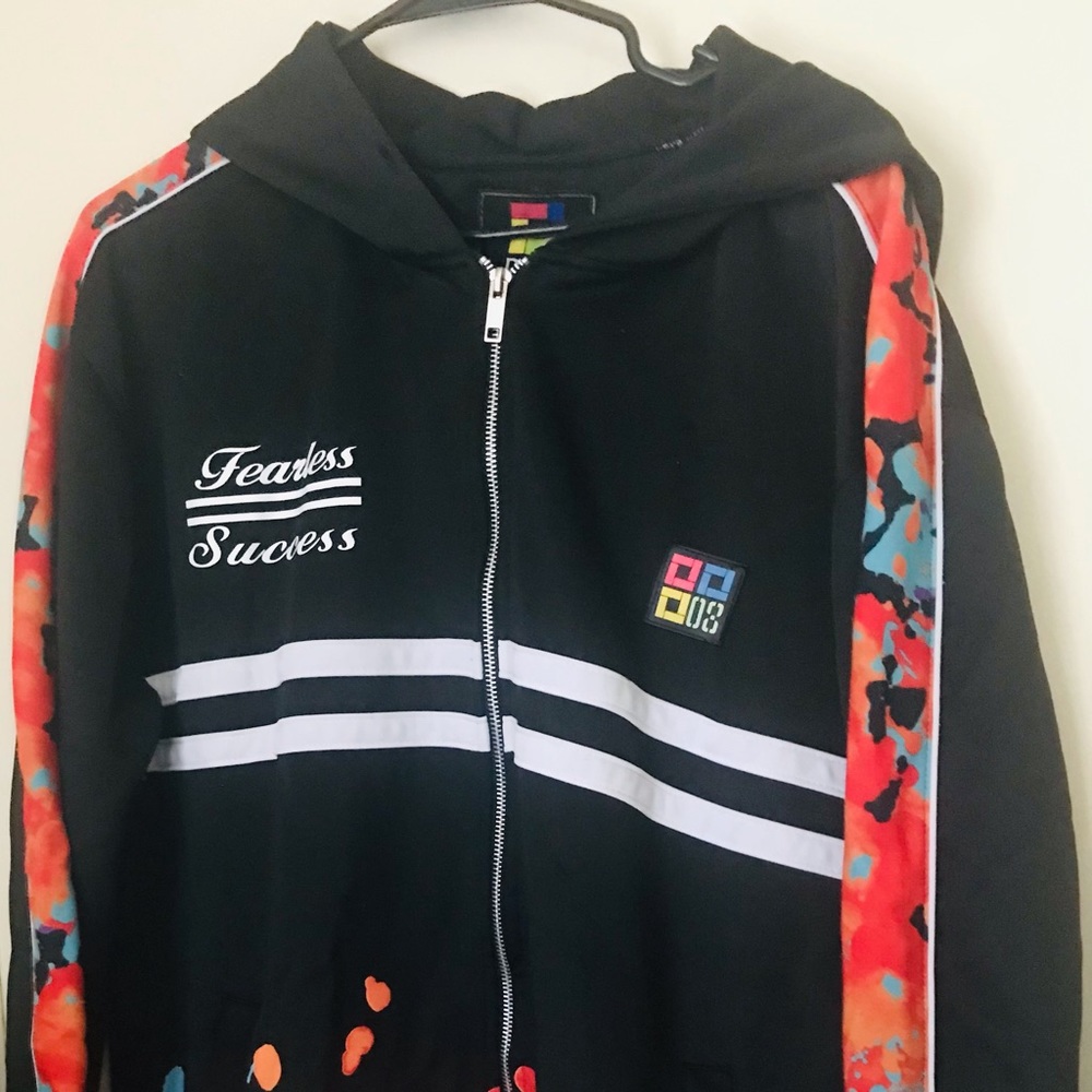 Men Demolition Casual Hood Jacket